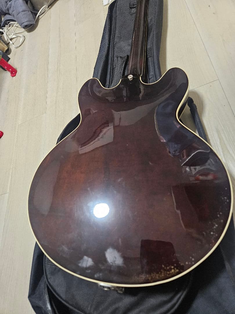 超希少OASISボーンヘッド同型寺田製87年初年度EpiphoneCasino
