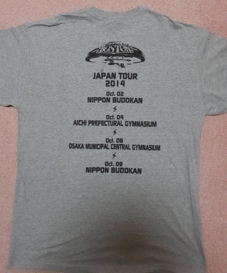 ボストン　JAPAN TOUR 2014　オフィシャル ツアー Tシャツ