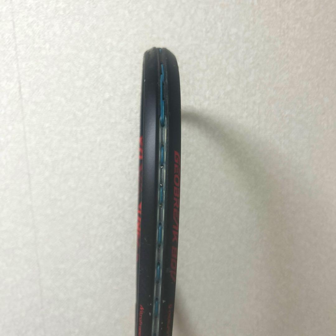 ソフトテニスラケット ジオブレイク80V ブラック/レッド