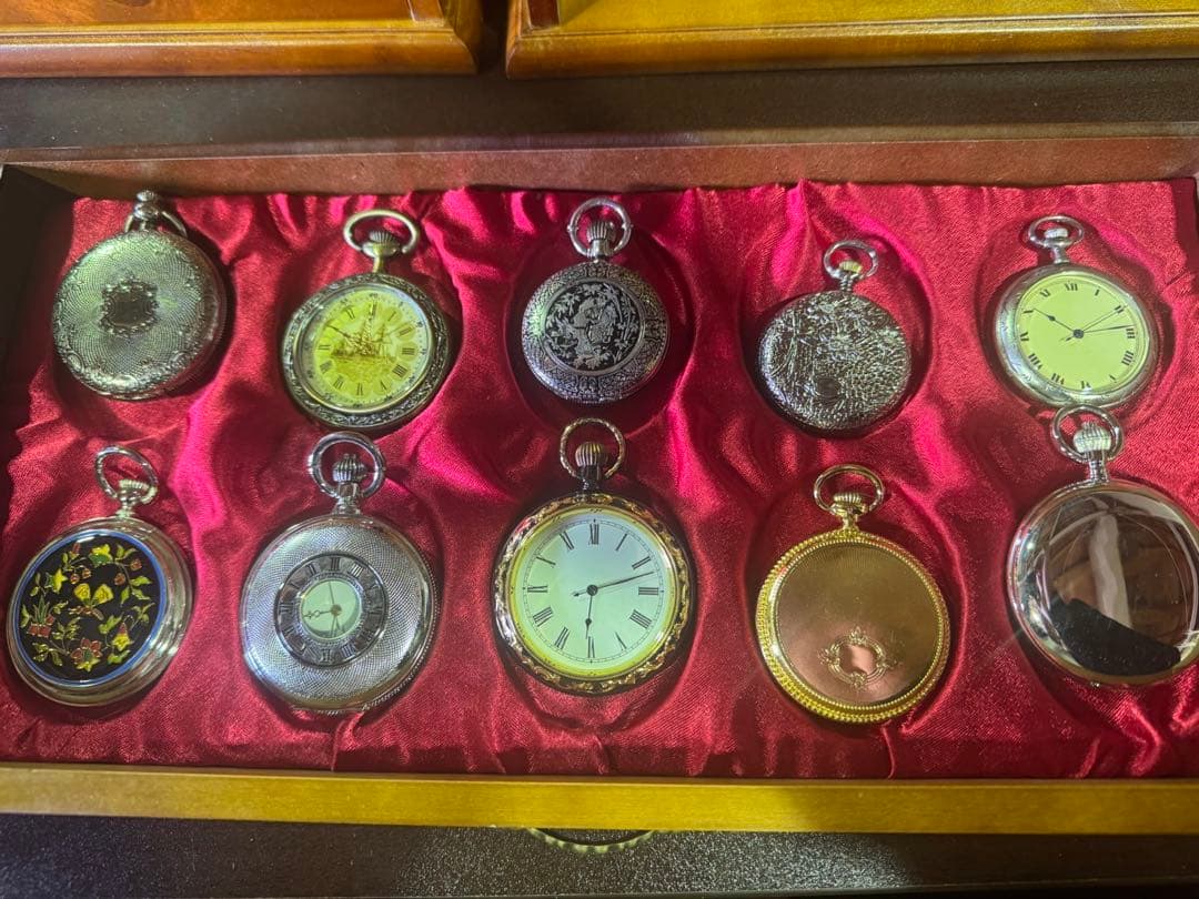 s1198 アシェット 甦る 古の時計 56点 郷愁の懐中時計コレクション