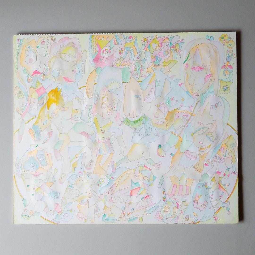 絵画、お顔がいっぱい