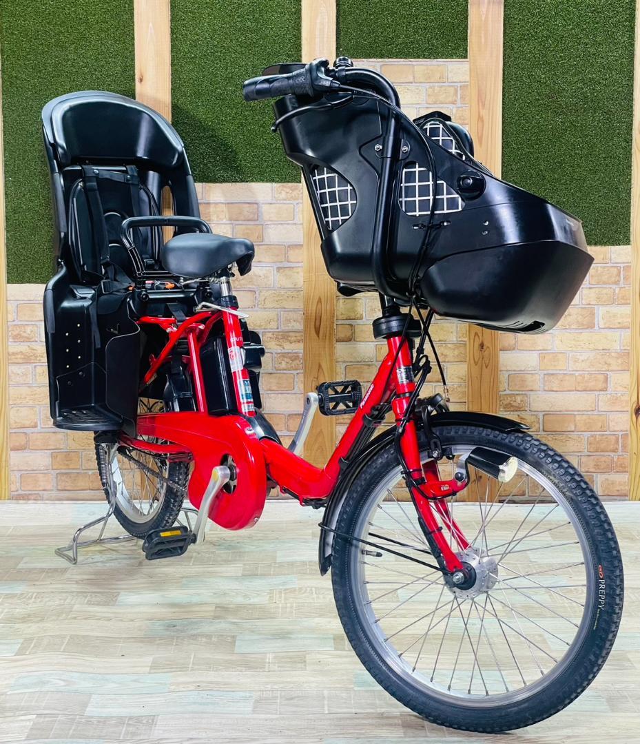 レッド系 パナソニック 子供乗せ電動アシスト自転車 H3335
