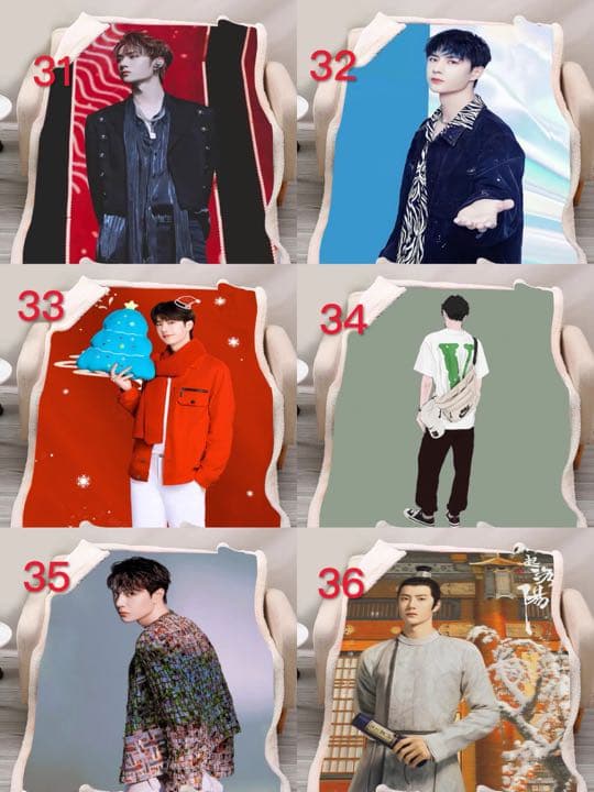 王一博 陳情令 ブランケット 100×150cm 2層厚み 冬向け 肖戦