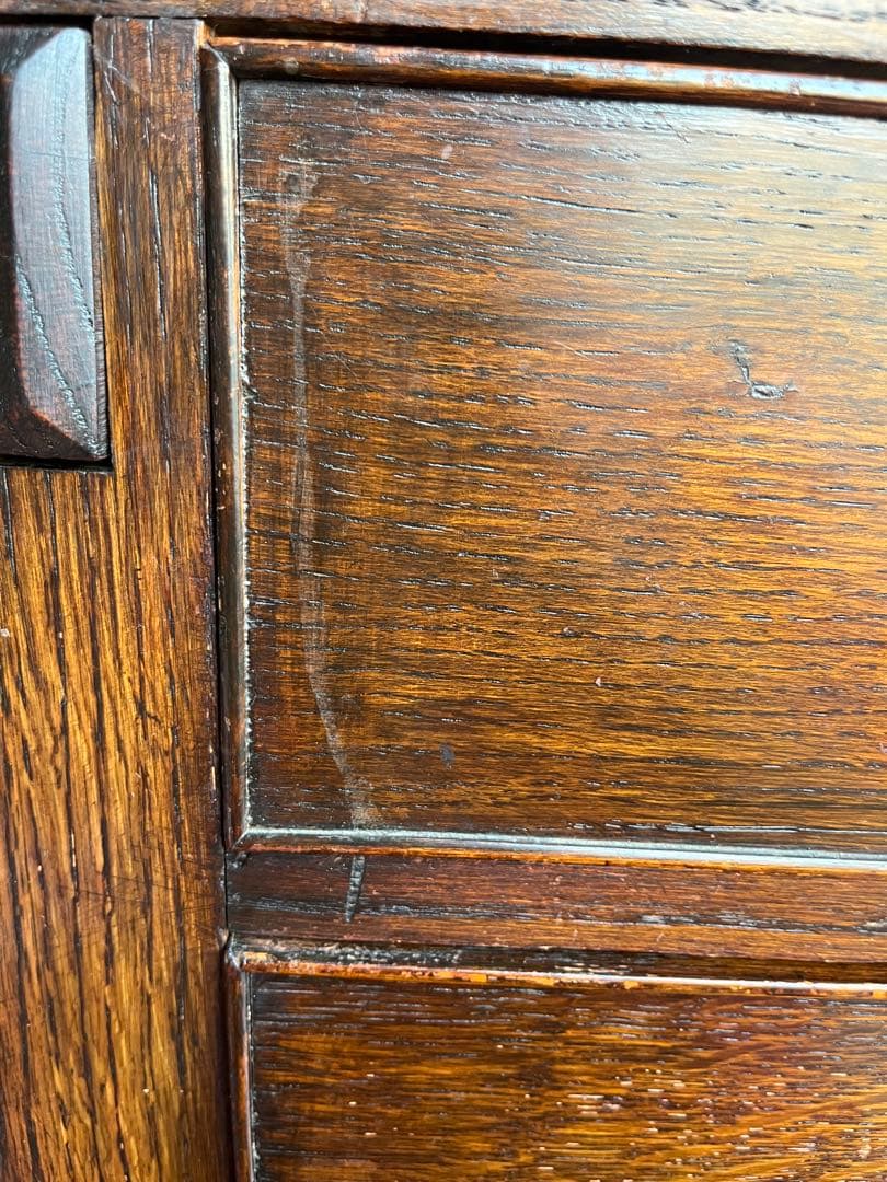 なべちゃん❣️英国 アンティーク家具 ライティングビューロー オーク 1