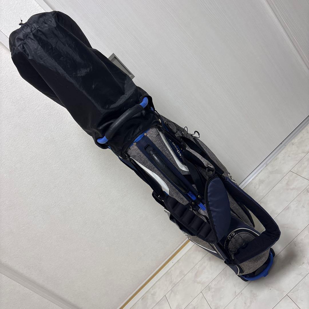 美品軽量 WILSON ウィルソン NEXUS3 スタンドキャディバッグ9.5型
