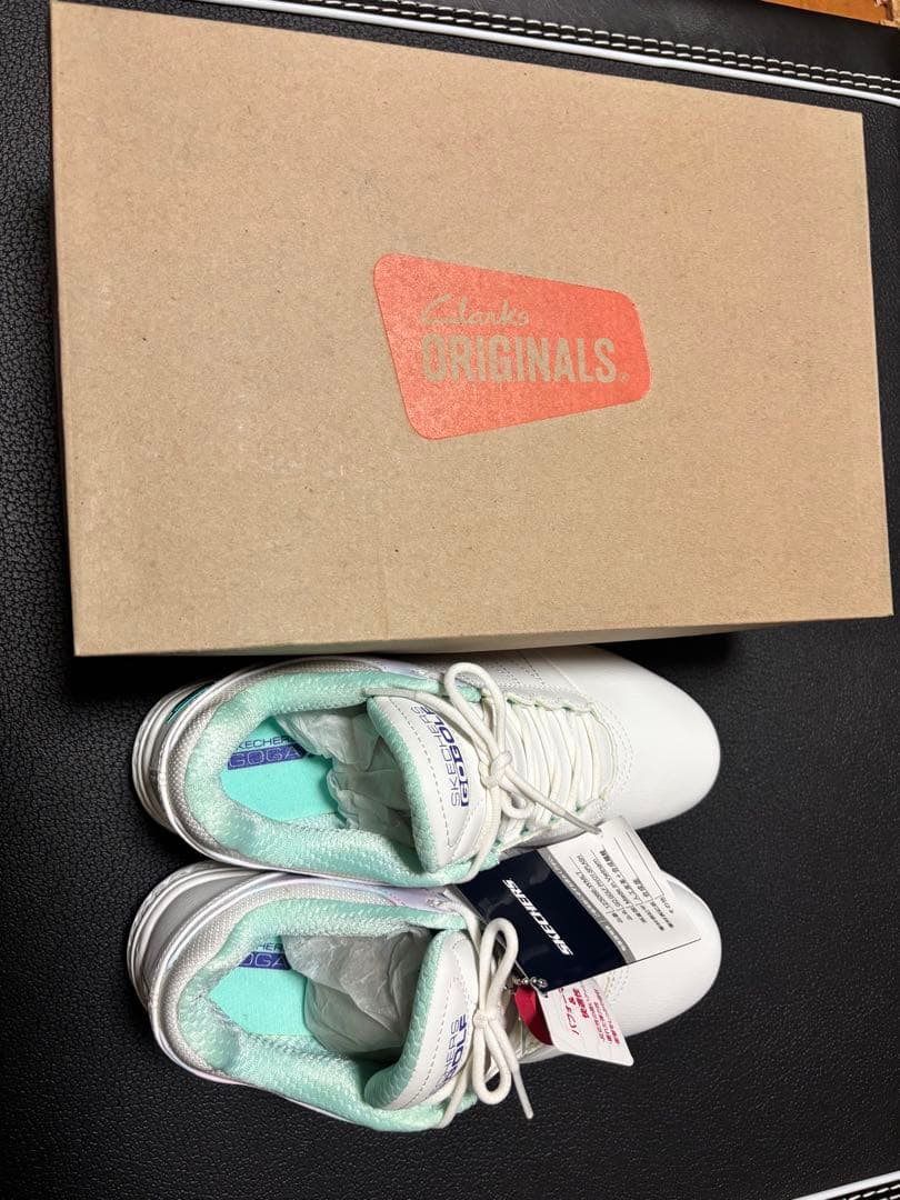 SKECHERS GO GOLF ゴルフシューズ ホワイト/ミント