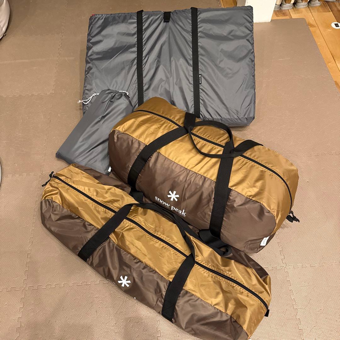 スノーピーク　エントリーパックTT+マット・シートセット