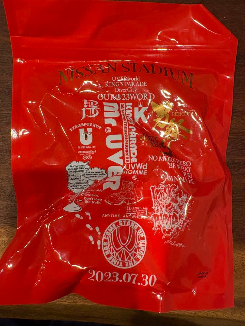 UVERworld グローブ 男祭り 2023 日産