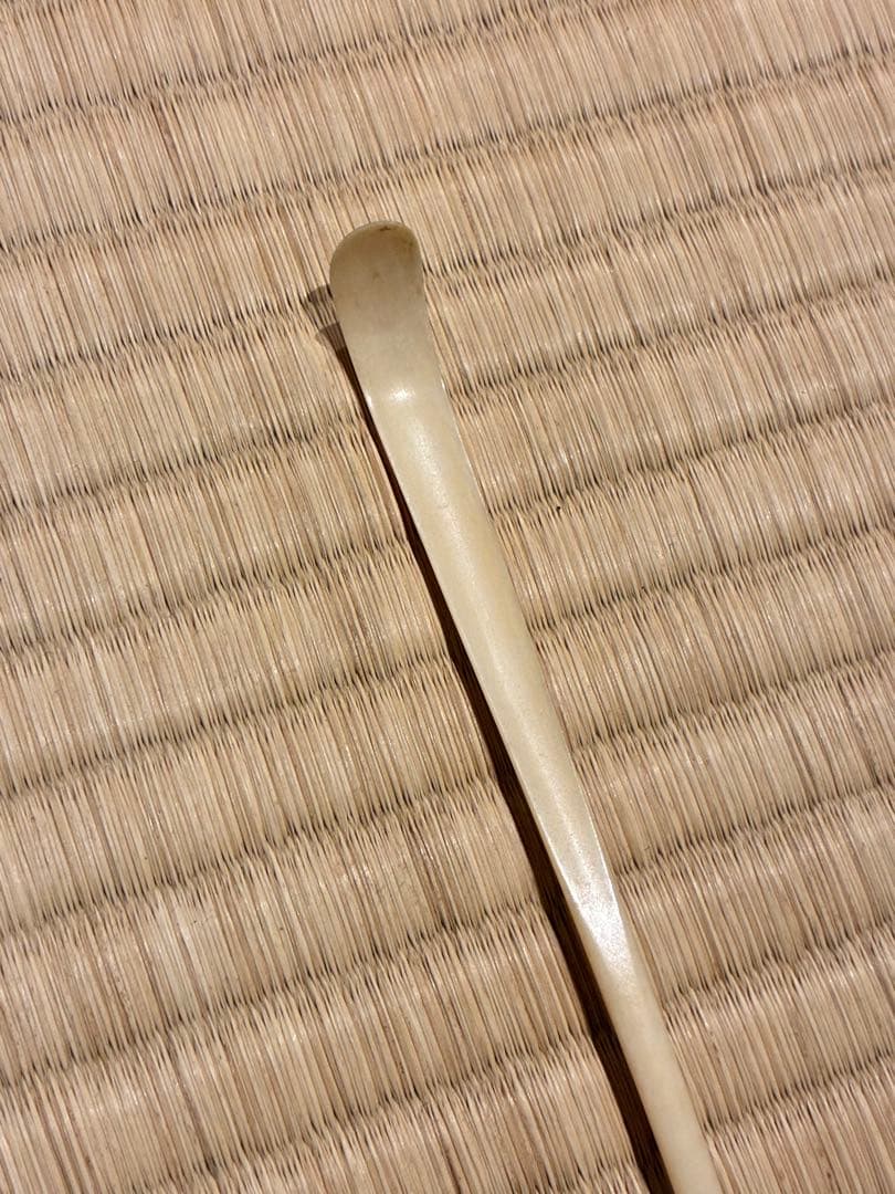 茶道具　節なし（げ）茶杓　16.5cm　時代物