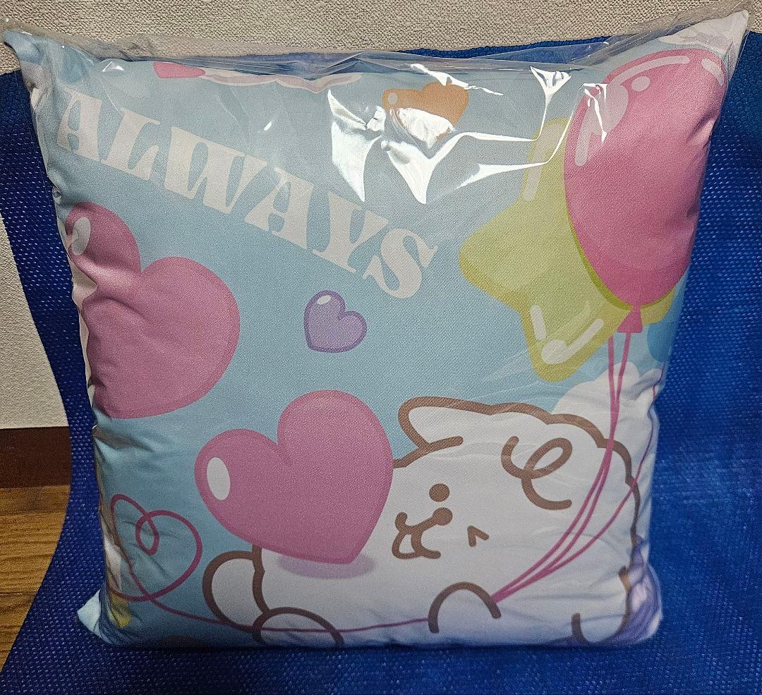 Palmu クッション 水色 クマデザイン