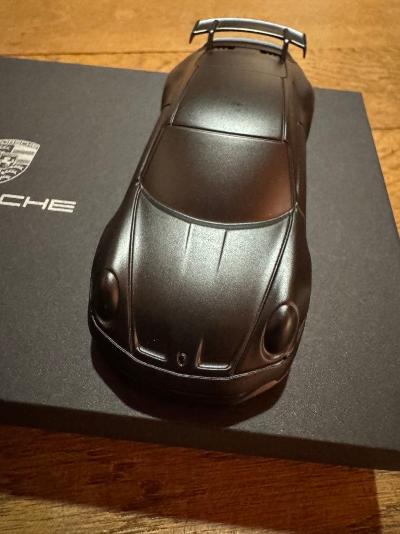 ポルシェ 911 GT3 マットブラック ミニカー　ペーパーウエイト
