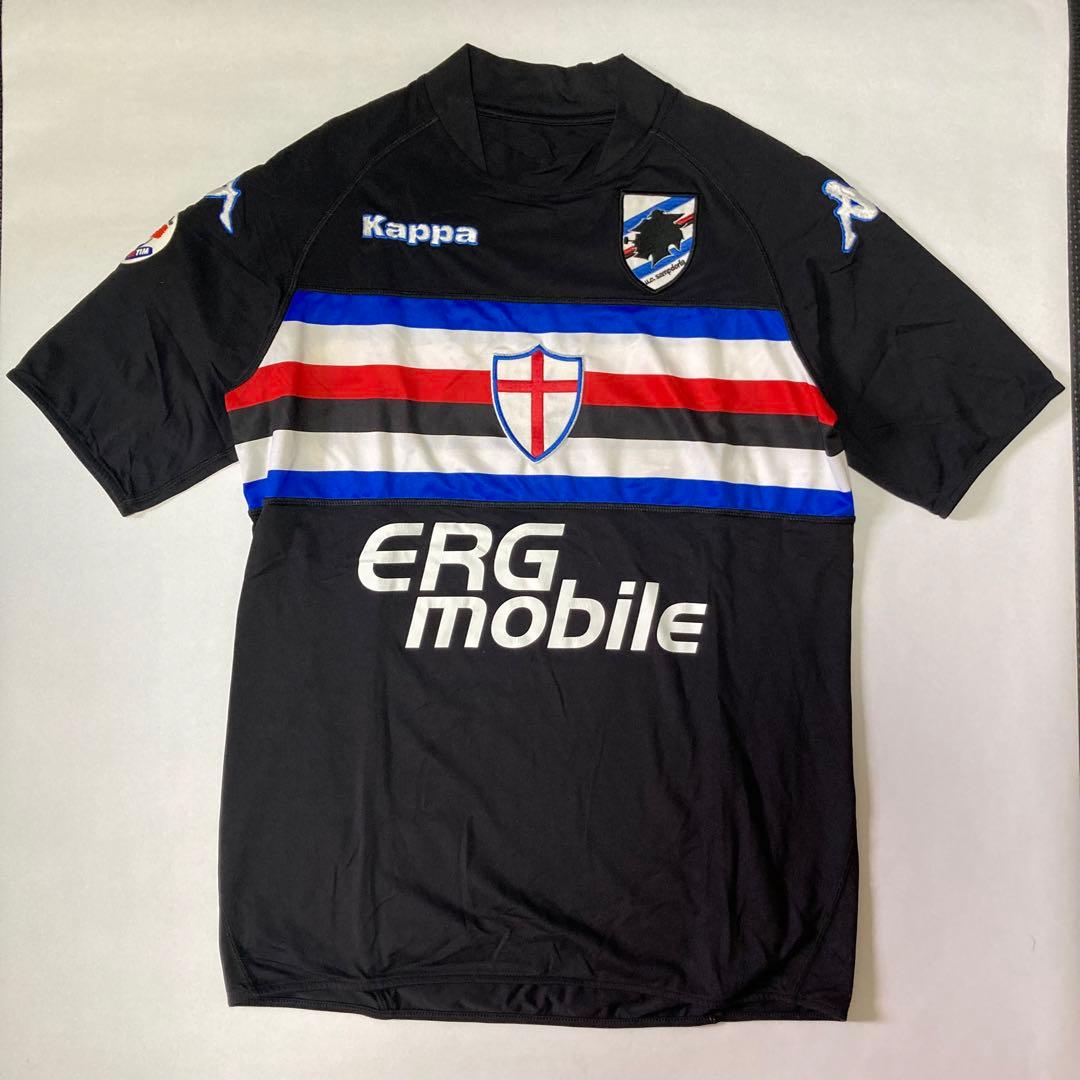 【美品】サンプドリア 09/10 3rd ユニフォーム 半袖 Mサイズ