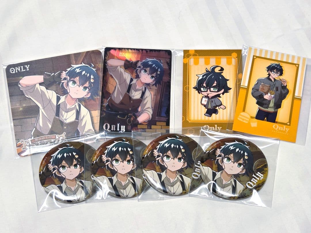 ドズル社 ワークス コースター クリアカード 缶バッジ ウェンディーズ おんりー