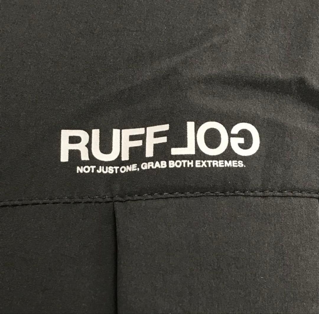 極美品　RUFFLOG ダウンベスト　グレーx白　XL