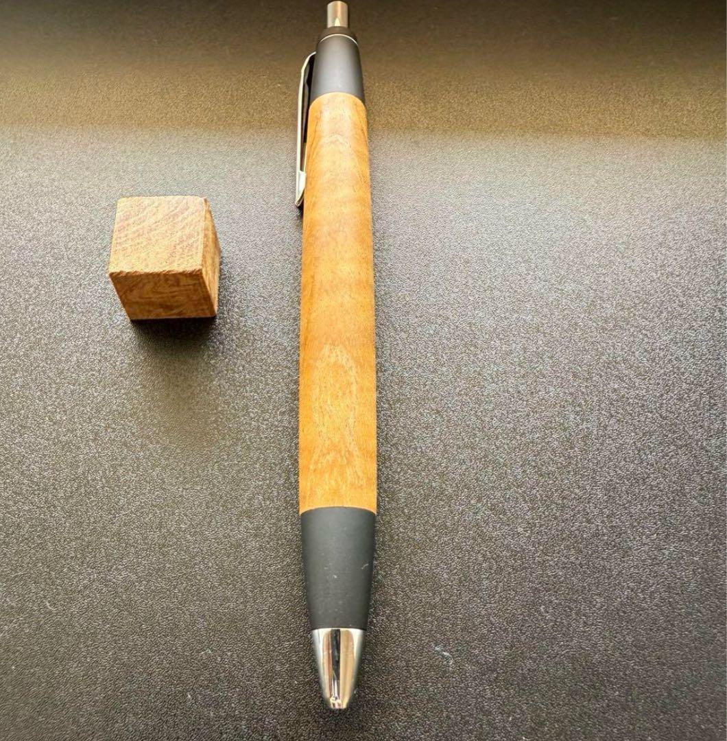 野原工芸 スタンダードボールペン カーリーチーク杢