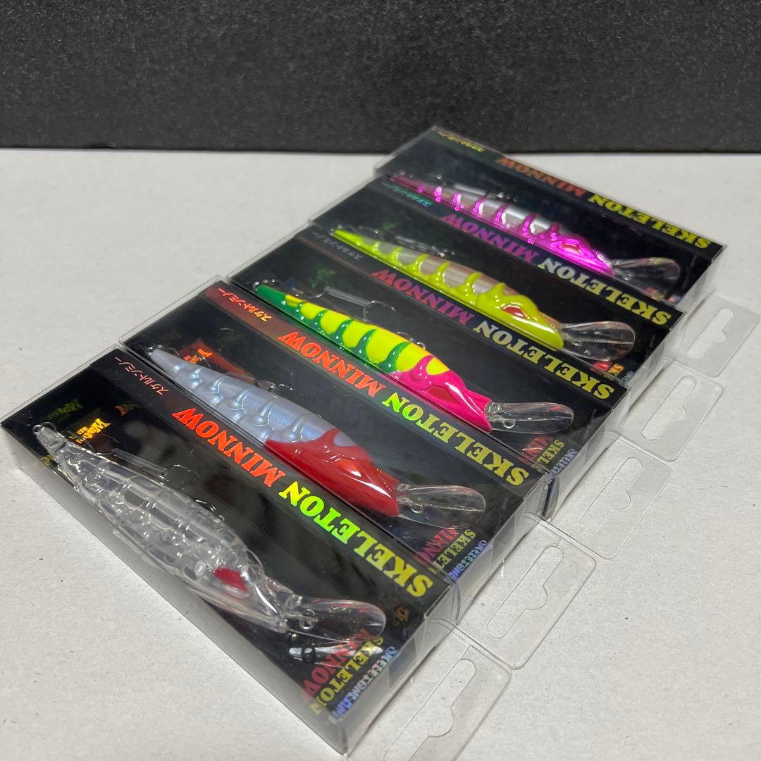 【新品】スケルトンミノー10個セット(フローティング)