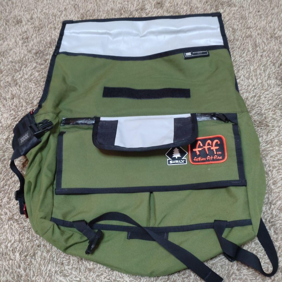 ミッションワークショップ　カーキ　メッセンジャーバック