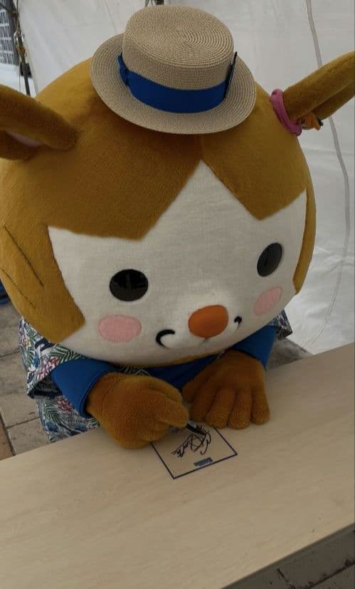 ベイスターズ　スターマン　キララ　直筆サイン入りアクリル色紙　プロマイド2枚付き