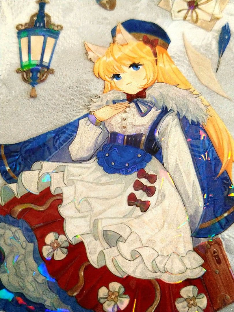 J742＃轻骑羽落(贝壳光)喵啪叽切り売り海外人物マステ女の子