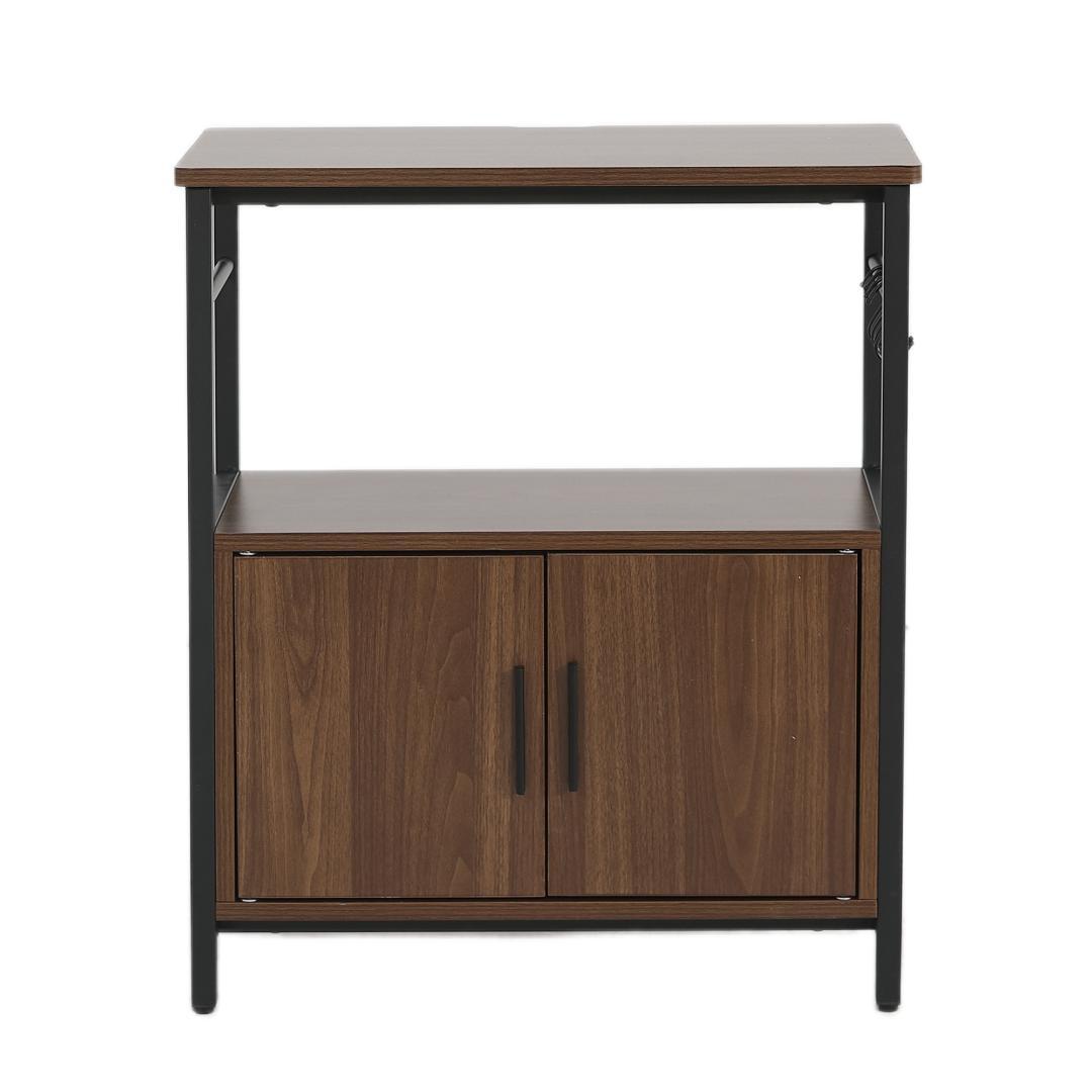 水槽台 水槽スタンド 耐荷重120kg 幅60cm 三段 フック付 両開き扉