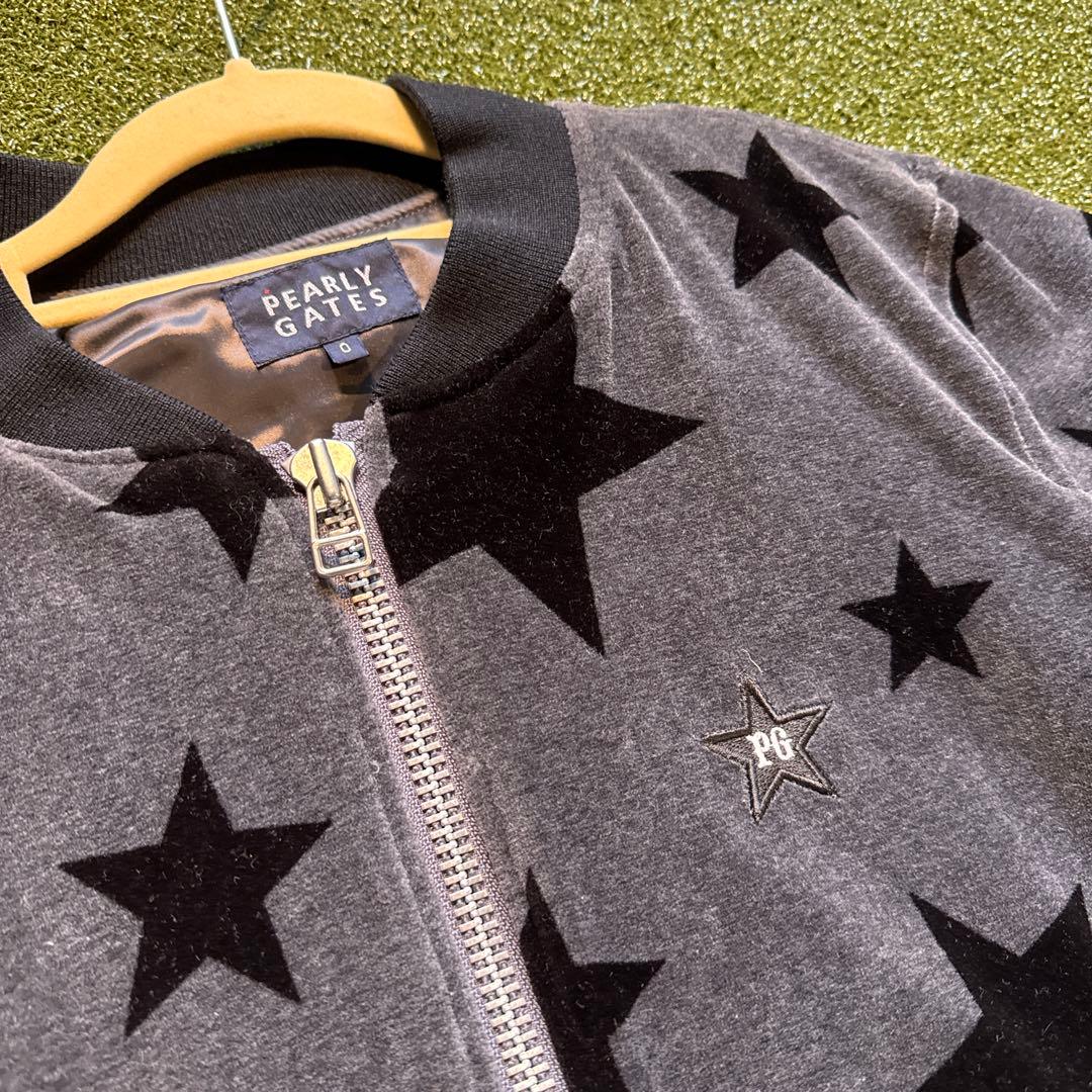 未使用★PEARLY GATES 星柄ジャケット(0)