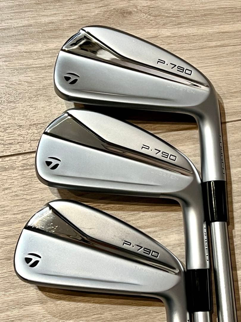 美品）テーラーメイドP790：2021アイアン(5~Pw) KBS Cテーパー