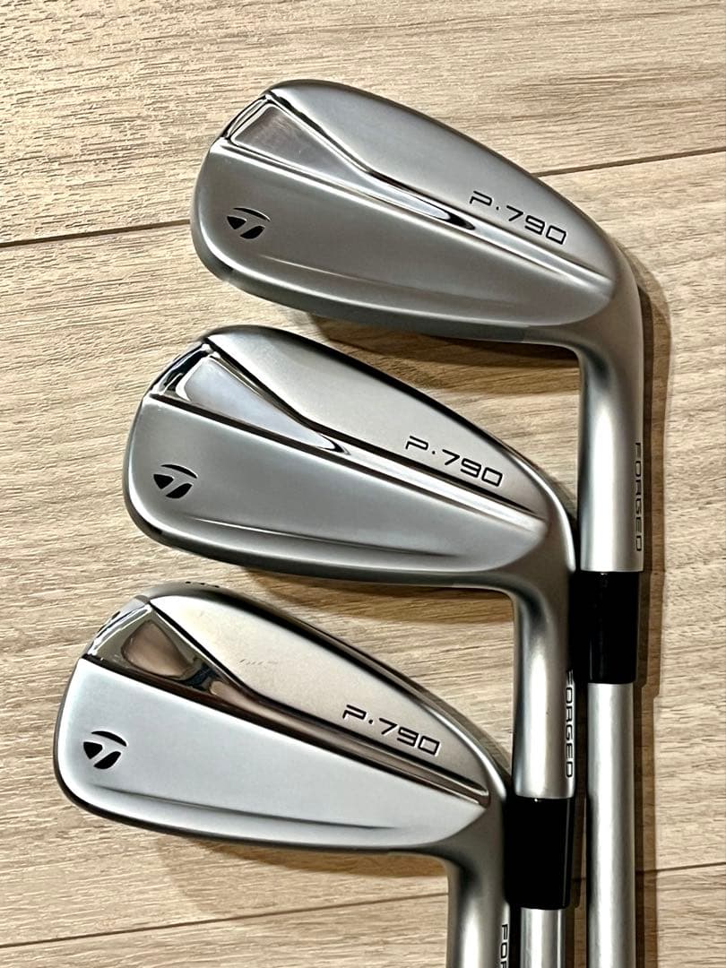 美品）テーラーメイドP790：2021アイアン(5~Pw) KBS Cテーパー
