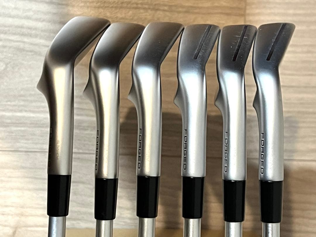 美品）テーラーメイドP790：2021アイアン(5~Pw) KBS Cテーパー