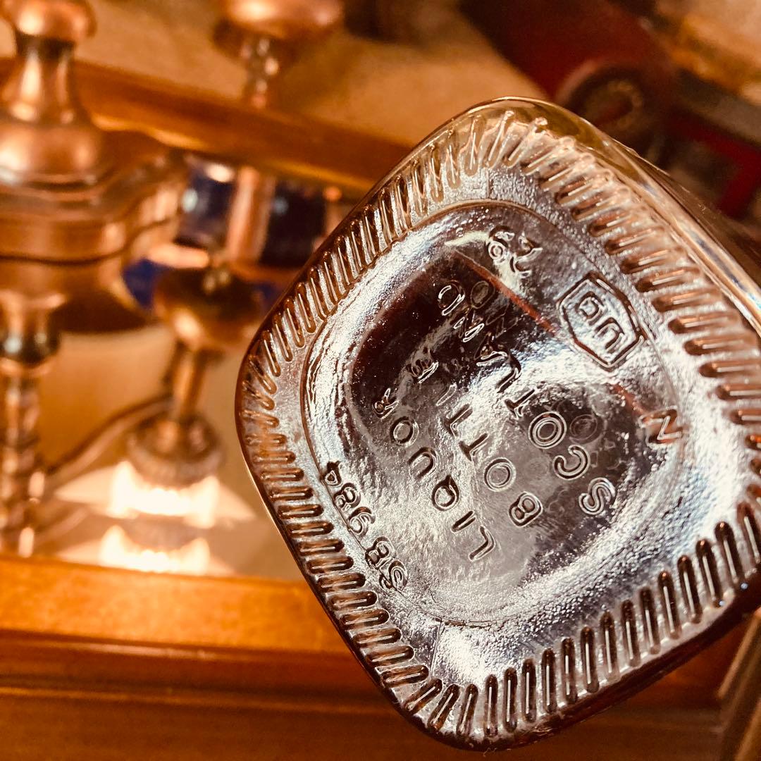 湯布院アンティーク '70ジョニーウォーカー オールドボトル 白文字2行