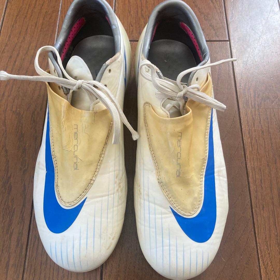 Nike マーキュリアルⅣ HG ホワイト/ブルー