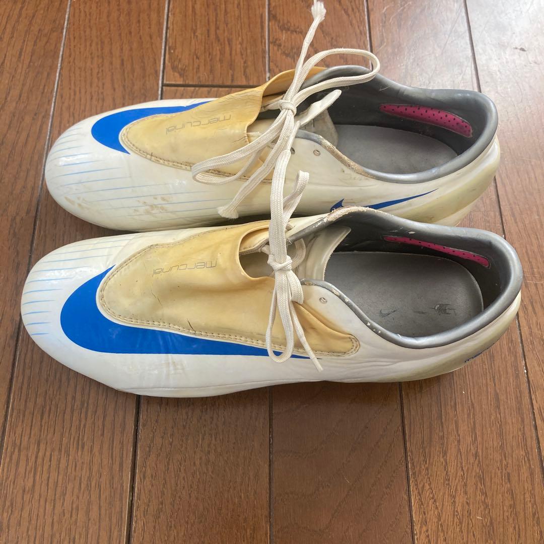 Nike マーキュリアルⅣ HG ホワイト/ブルー