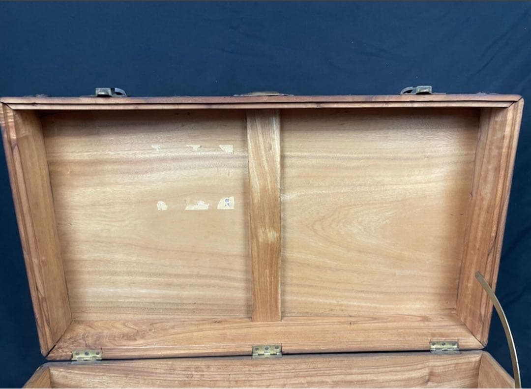 衣装箱 特大 木箱 ヴィンテージ 古道具 銭箱 収納 木製