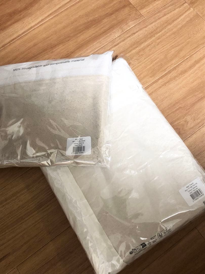 新品 未使用 【TEKLA（テクラ）】 北欧バスタオルセット Siennaカラー