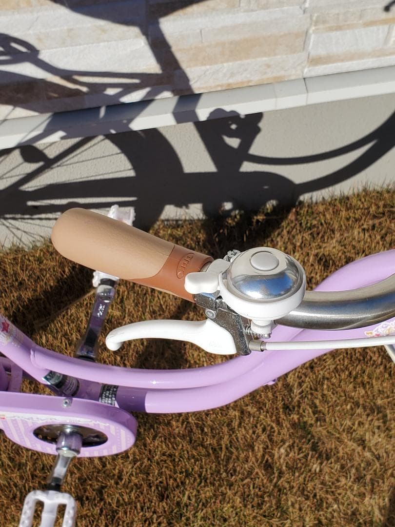 自転車 バスケットカゴ付き 24インチ パープル 変速なし