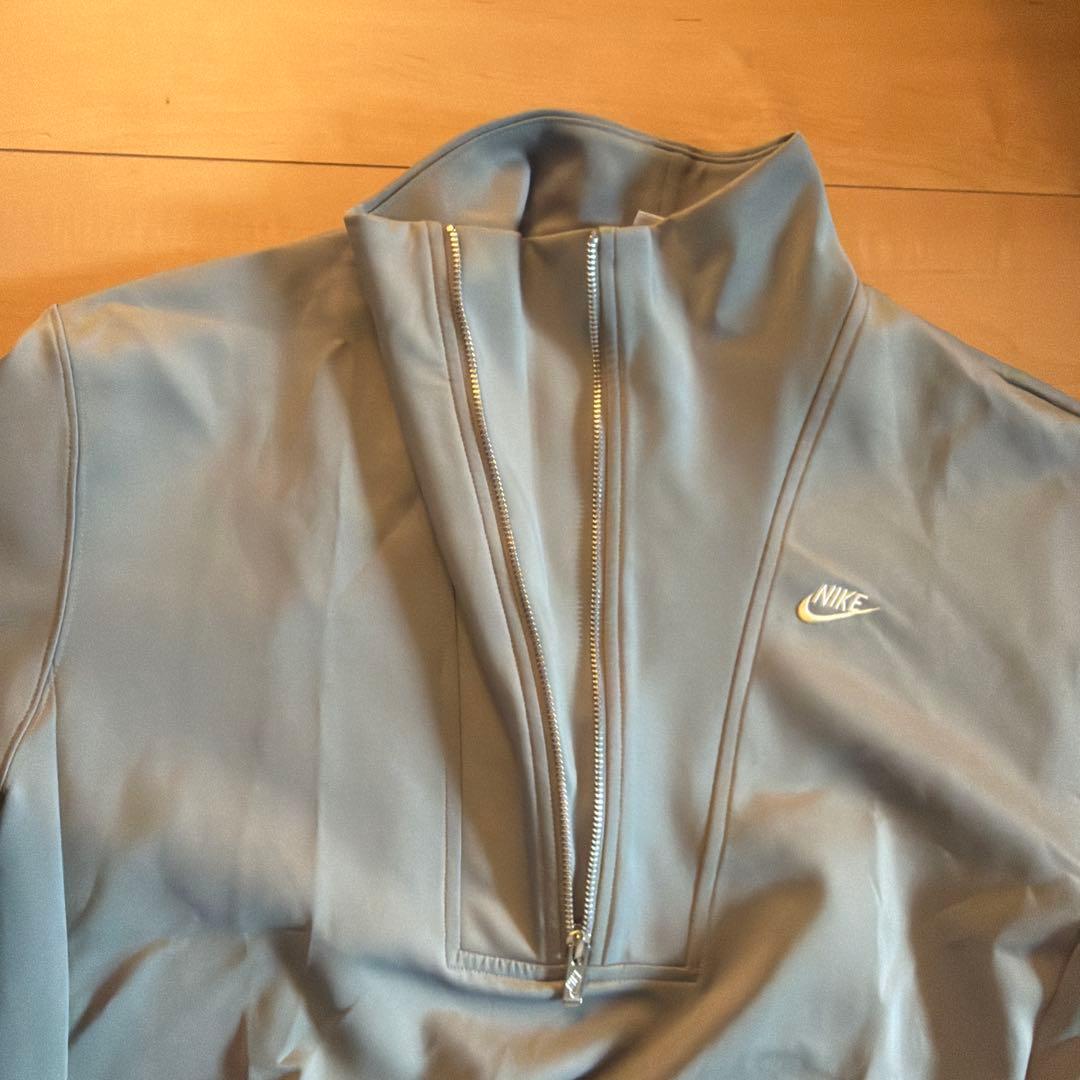 男女兼用Nike ジャージ上下セット グレー ハーフジップフルジップパンツ