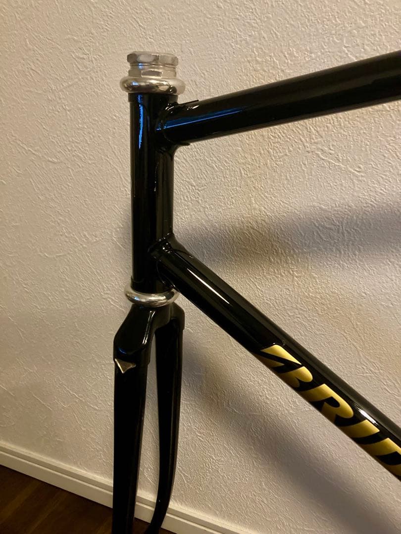 送料込み　BRIDGESTONE ピスト フレーム ブラック njs 競輪