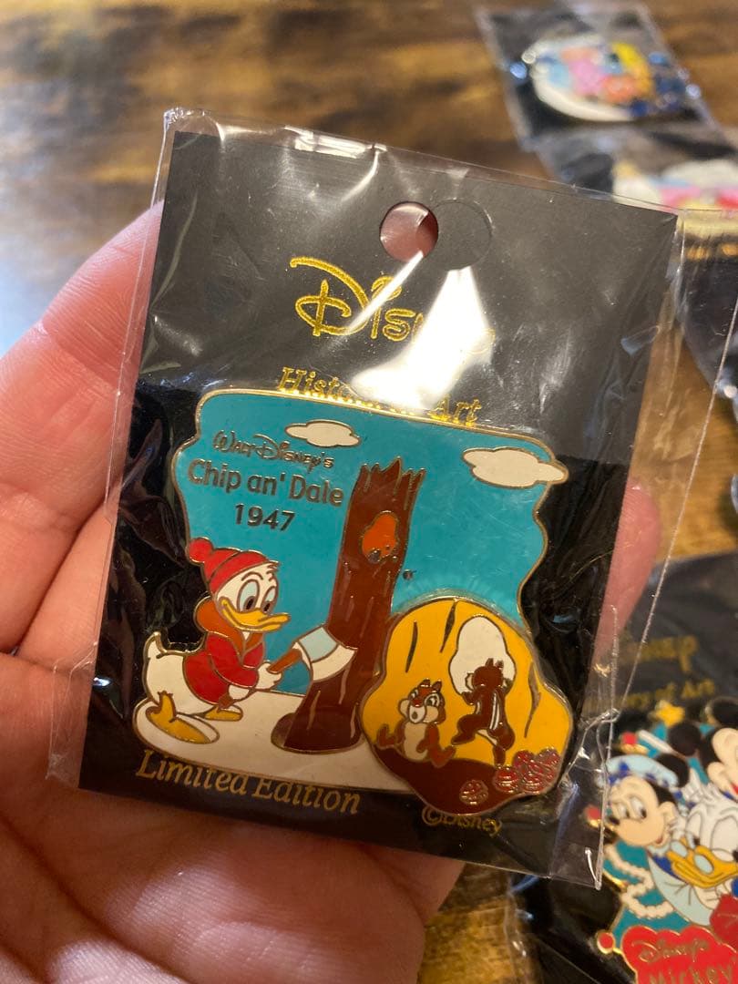 【レア】Disneyピンバッチ　コレクター向け　新品・台紙付き　16個セット♪
