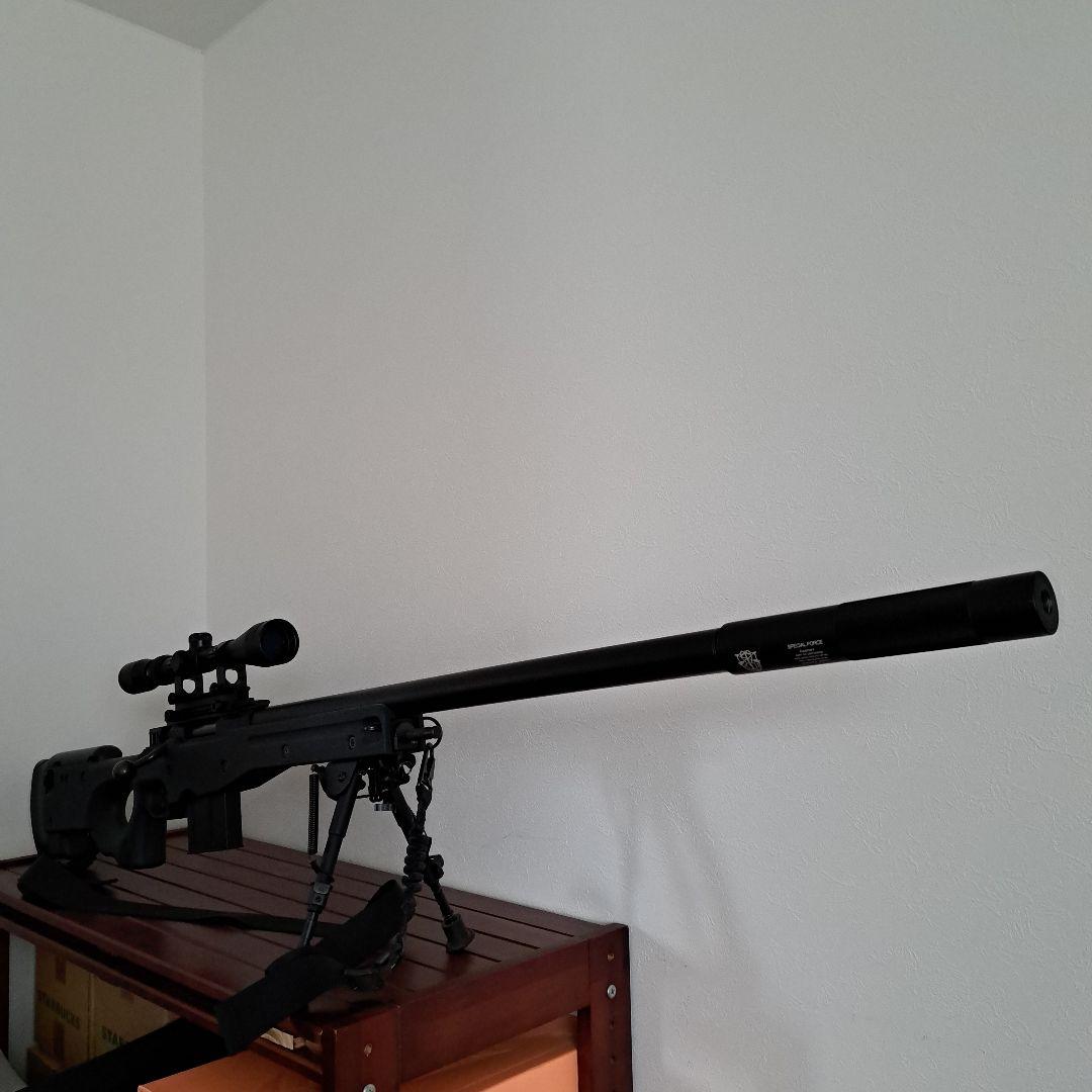 東京マルイ　L96 AWS エアコッキングライフル ブラック　付属品色々