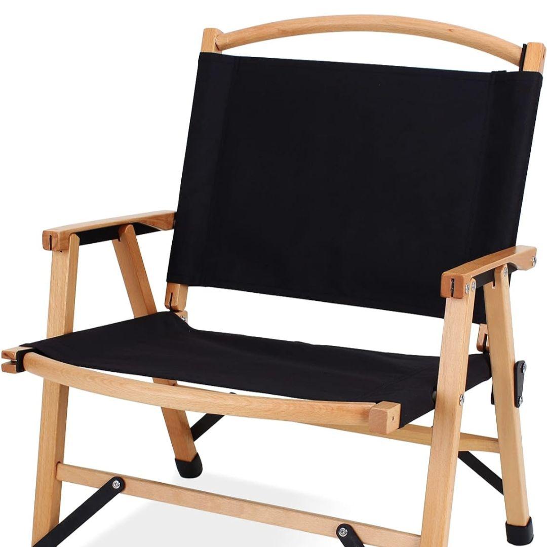 ★新品未使用★カーミットチェア型 クラシックキャンプチェア ブラック