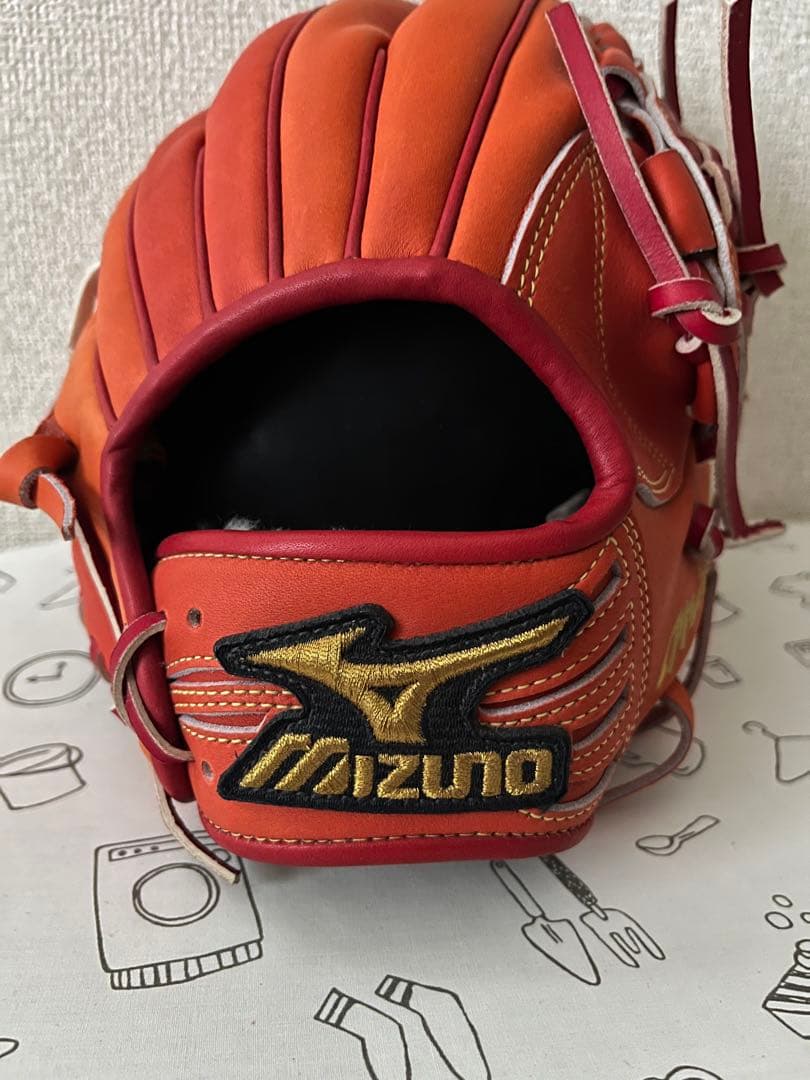 ミズノプロ　オーダー　軟式グローブ 内野手用　耕作刻印