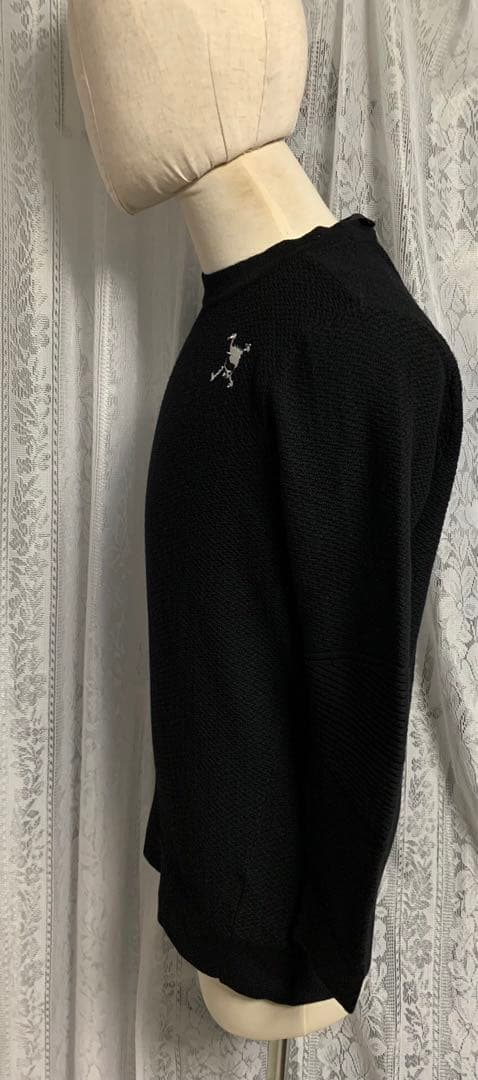 未使用！OAKLEY オークリー　GOLF 長袖　ストレッチニット　黒　Mサイズ