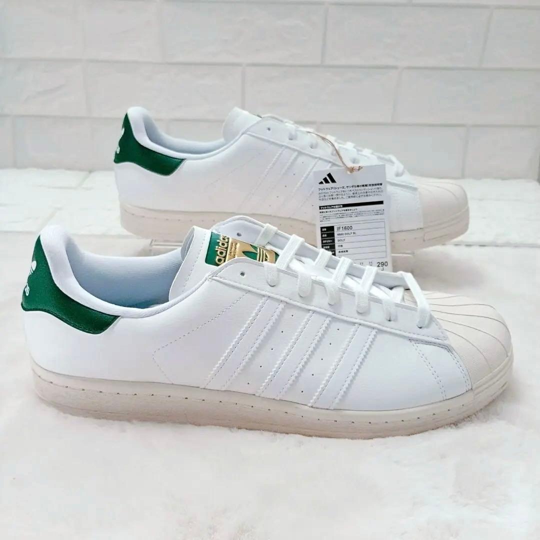 ❣️新品❣️adidas SS80 GOLF SL ゴルフシューズ 白×緑 29