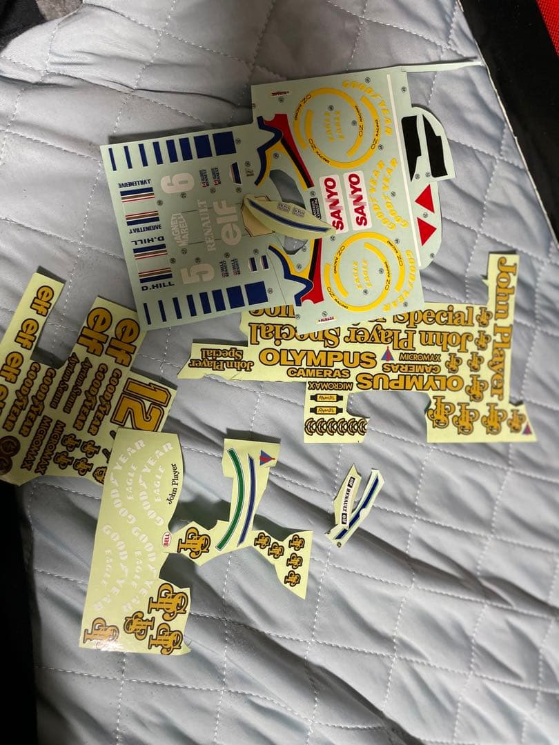 f104 Lotus 97T アイルトン・セナ 1/10 デカール残付き