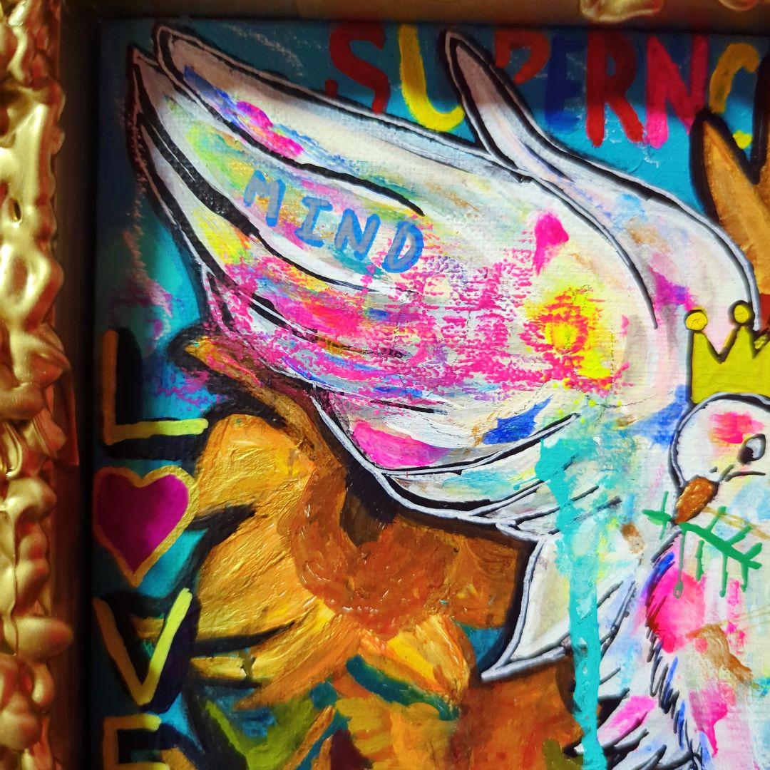 【F3号/手作り額縁入】Symbol of PEACE-平和の象徴-