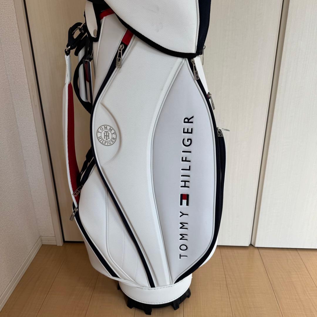   キャディバッグ ホワイト 9.5型