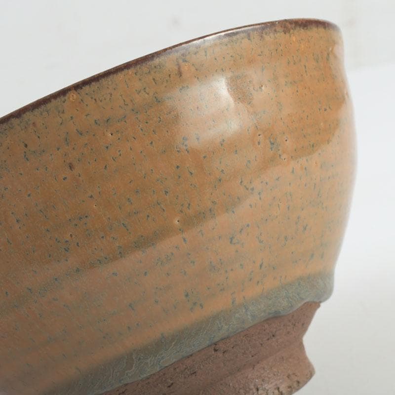 茶道具　飴釉　天目茶碗　仕覆付　裏千家十五代鵬雲斎極め箱　M　9785