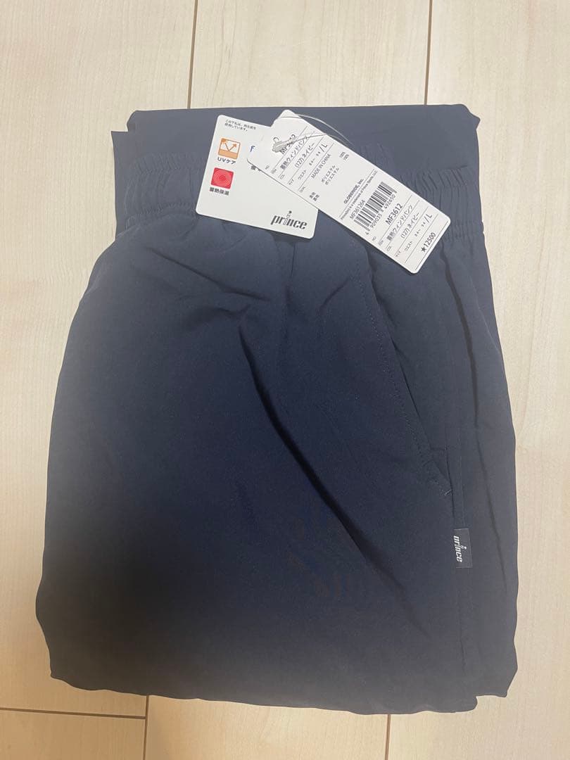 Prince テニスウェア Lサイズ ネイビー ジャージ