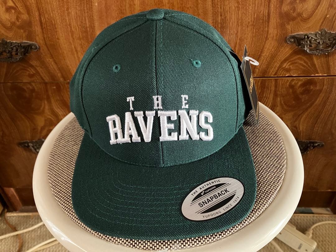 The Ravens Snapback Cap Dark Green キャップ