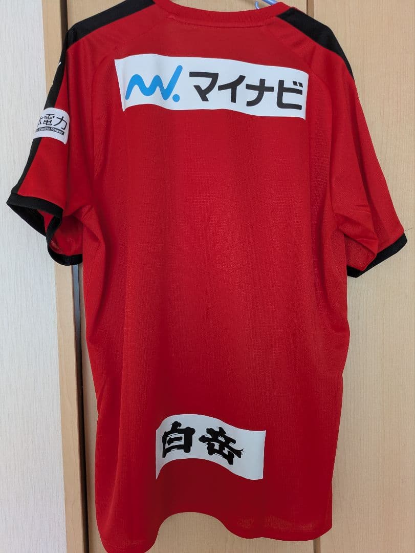 新品タグ付き訳あり　ロアッソ熊本 J3リーグ ユニフォーム 赤　XL