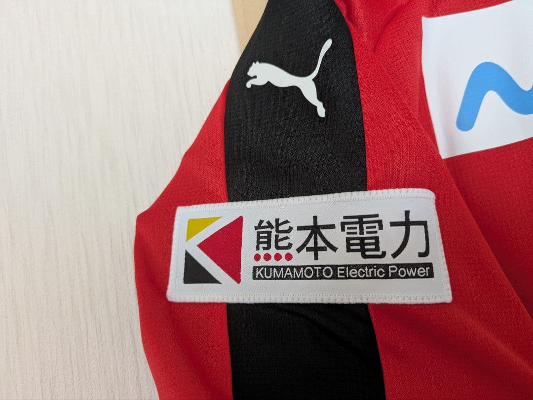 新品タグ付き訳あり　ロアッソ熊本 J3リーグ ユニフォーム 赤　XL